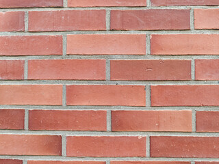 Obraz premium Red brick wall with clean pattern background