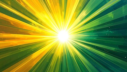 Obraz premium Radiant Sunlight Radiating Through Tropical Leafage
