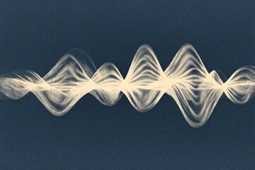 Minimal Sound Wave in Duotone