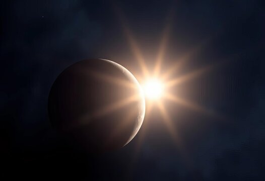 Crescent moon shines near bright Venus, a celestial embrace,  conjunction,  planet