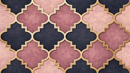 Modern Islamic Background Featuring Moroccan Zelli &bull; Islamic Art Background