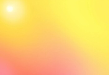 Obraz premium Bright sunny yellow cartoon background with smooth gradient, cartoon, bright