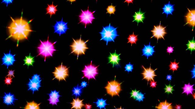 Abstract surreality motion graphics, vertigo hallucinations induced by stroboscopic flicker