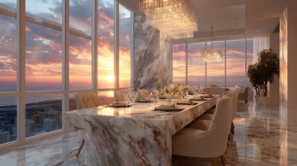 Still life: matte ceramic vase (baby's breath), textured glass bowl on wood. Dark slatted wood paneling, warmly lit below. Sophisticated, serene ambiance.