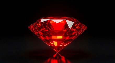 Red Gemstone Diamond.