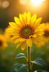 Obraz premium sunflower in the garden
