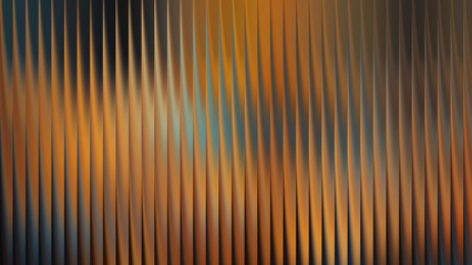 Abstract wavy vertical lines with warm orange and brown gradient