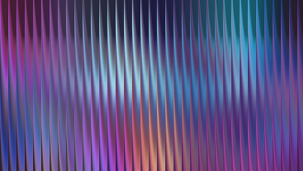 Abstract vertical lines with vibrant purple and blue hues and light