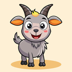 design logo vector icon cartoon illustration mascot goat