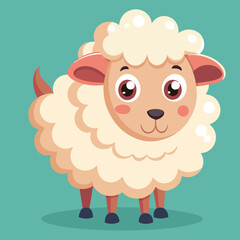 design logo vector icon cartoon illustration mascot sheep