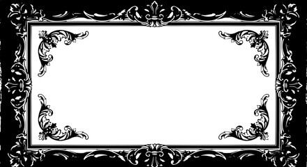 Silhouette design frame icon designs frame style 