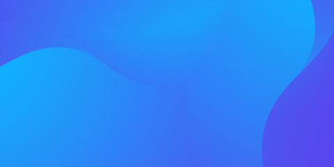 Abstract illustration background of curved waves in a blue gradient.