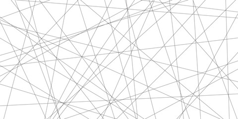 Abstract black lines with white background. Creative and geometric shape with white luxury pattern and paper texture design in illustration with white line background.	