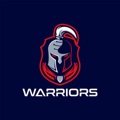 Warriors spartan logo eSport design ideas