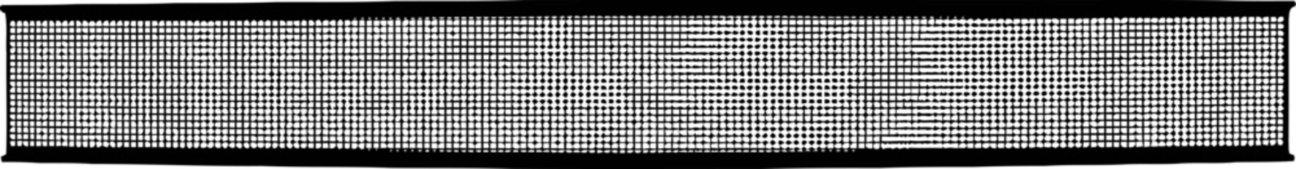 abstract black and white grid modern geometric design, isolated on transparent background