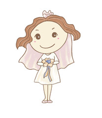 cartoon character of a woman