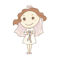 cartoon character of a woman
