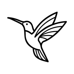 Vector Illustration Of A Hummingbird