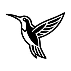 Vector Illustration Of A Hummingbird