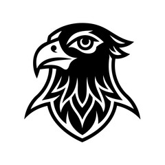 A Osprey Head Vector Illustration