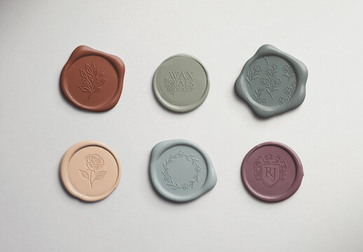 Wax Seals Mockup