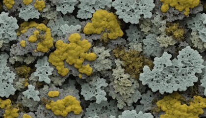 Living Lichen / Lichen Tile (Seamless)
