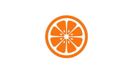 Orange Slice Graphic Design.