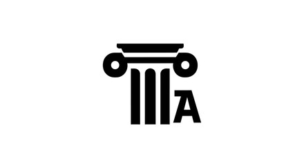 Ancient Greek Column Design, Symbol of Knowledge and Learning, Classic Architectural Element, Educational Concept, Historical Pillar, Educational Institution.