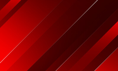 Abstract red background with stripes. Vector illustration