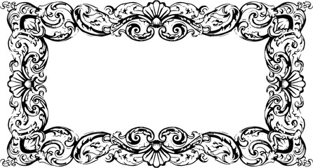 Silhouette design frame icon designs frame style 