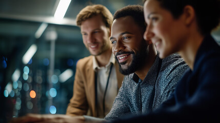 A team of technicians in a data center integrates AI automation tools screens showing machine learning models server racks humming a collaborative atmosphere AI automation