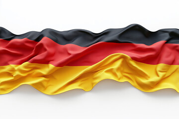 Naklejka premium Gemany flag on white background