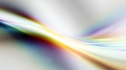 Naklejka premium Vivid abstract light waves with soft gradient colors and dynamic flow