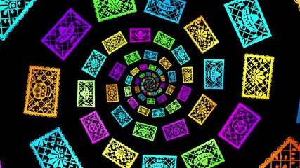 Infinite Papel Picado - Powered by Adobe