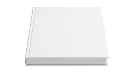 Isolated Blank Book on Display for Design Mockup Presentation with No Text, Ready for Print