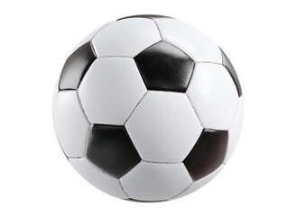 Obraz premium Soccer ball, black and white, isolated