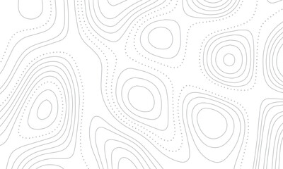 Contour lines geography illustration topographic map abstract background. Dynamic mapping vector illustration.