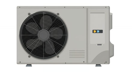 Fototapeta premium Modern heat pump unit