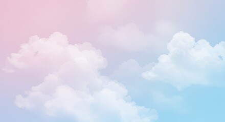 Pastel cloudscape background