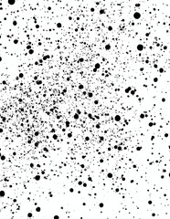 Textura vectorial de salpicaduras de tinta monocrom&aacute;tica