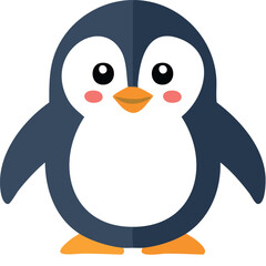 penguin, bird, animal, cartoon, illustration, cold, vector, winter, ice, nature, snow, christmas, cute, funny, antarctica, love, fun, wildlife, black, character, arctic, art, baby, penguins, design