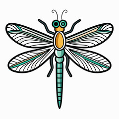dragonfly vector illustration