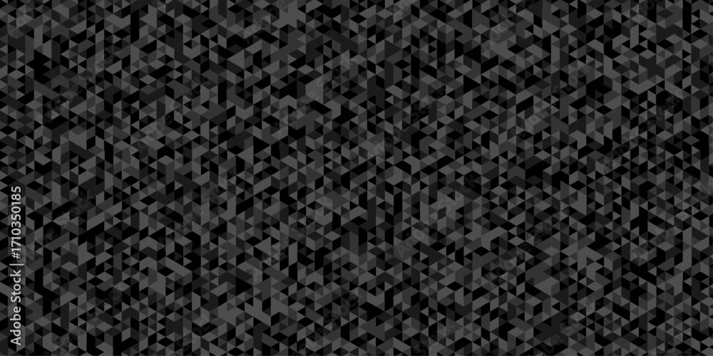 Wall mural abstract low polygon cubic black gray black vector poly triangle texture geometric pattern composed 