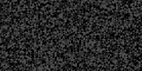 Abstract low polygon cubic black gray black vector poly triangle texture geometric pattern composed of triangular. geometric wall tile and metal cube background triangle wallpaper design.	
