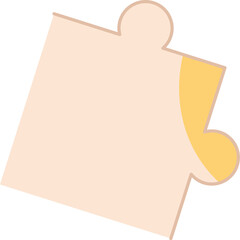 Fototapeta premium Single Puzzle Piece