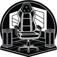 Vector illustration set of a cartoon man sitting on a chair, perfect for business or office icons