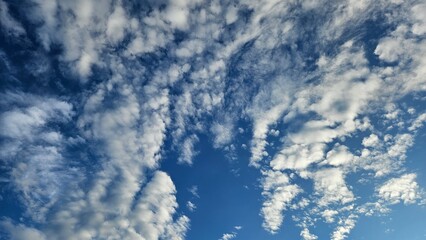 blue sky with clouds
