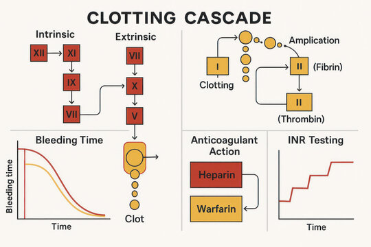 Clotting Cascade Diagram