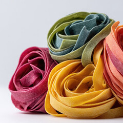 Fototapeta premium Close-up of colorful pasta