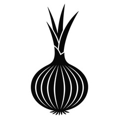 onion isolated on white